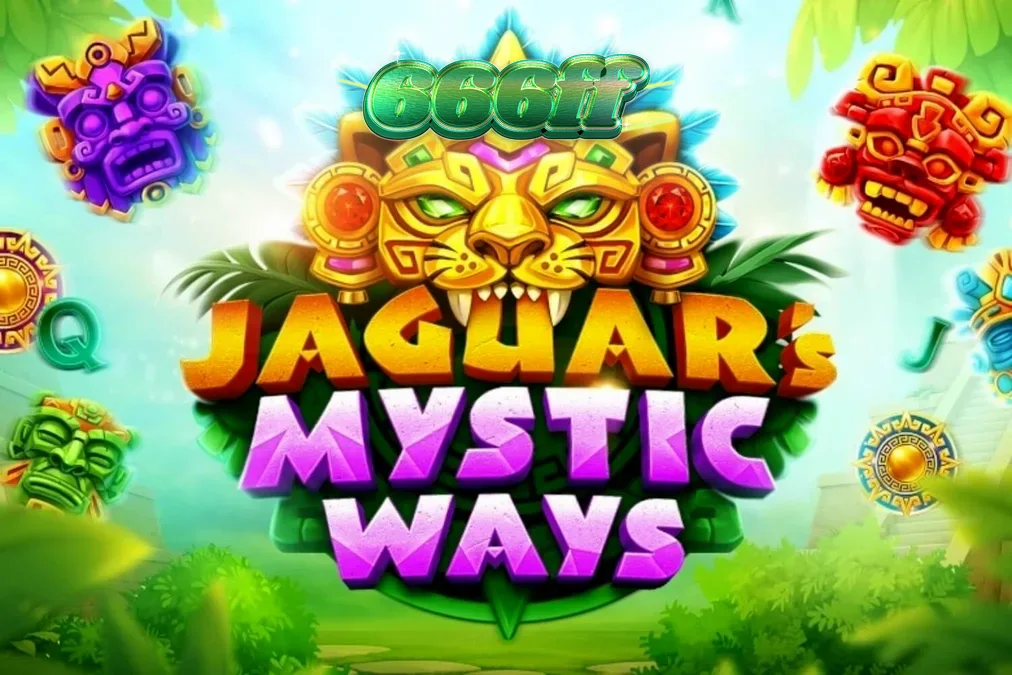 Tampilan visual slot Jaguar’s Mystic Ways dengan latar belakang hutan kuno